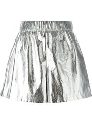 metallic wide leg shorts M Missoni