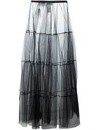 прозрачная пышная юбка MSGM