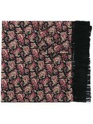 шарф  с принтом пейсли   Saint Laurent