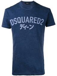 футболка с принтом логотипа   Dsquared2