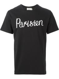 футболка с принтом  Maison Kitsuné