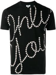 футболка с принтом 'Only You' Kenzo