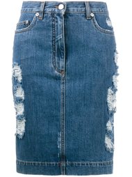 джинсовая юбка Moschino