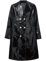двубортное пальто с заостренными лацканами Undercover