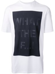 футболка 'What the F.'  Neil Barrett