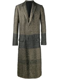 длинное жаккардовое пальто Haider Ackermann