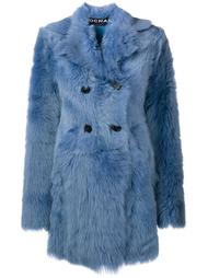 shearling coat Rochas