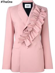 блейзер с оборками MSGM