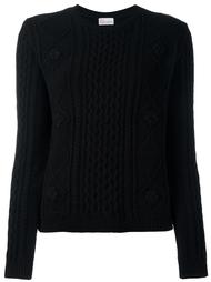 свитер с косами Red Valentino