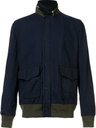 layered bomber jacket Sacai
