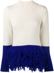 fringed hem jumper  Delpozo