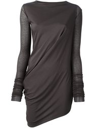 топ с драпировкой Rick Owens Lilies