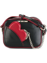 сумка на плечо с сердцем на цепочке Love Moschino