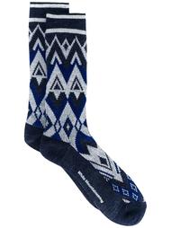 fair isle knit socks White Mountaineering