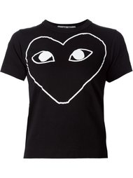 heart print T-shirt Comme Des Garçons Play
