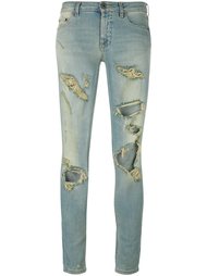 джинсы кроя скинни Off-White