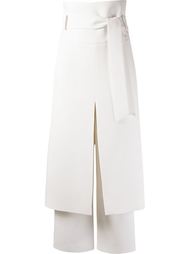 belted midi skirt trousers Giuliana Romanno