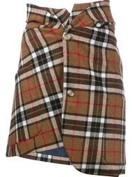 plaid asymmetric skirt Jacquemus