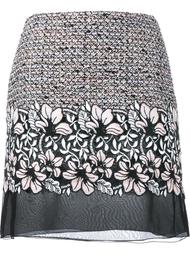 floral semi-sheer skirt Giambattista Valli