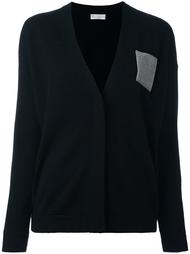 кардиган с контрастным карманом Brunello Cucinelli