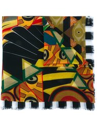 шаль с принтом в стиле арт-деко Givenchy