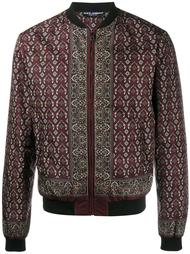 куртка-бомбер с цветочным узором Dolce &amp; Gabbana