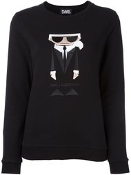 толстовка с вышивкой Karl Karl Lagerfeld