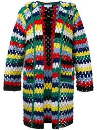 вязаный кардиган с узором  Mira Mikati