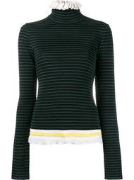 ruffled turtleneck jumper MSGM