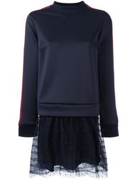мини-платье с топом из плотной ткани Red Valentino