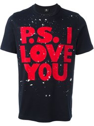футболка 'I Love You' Ps By Paul Smith