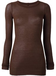 футболка в рубчик Rick Owens