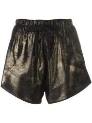 metallic gold-tone shorts 10Sei0otto