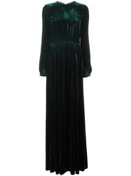 long velvet gown Rochas