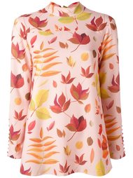 leaf print blouse Arthur Arbesser