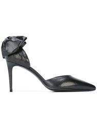 туфли-лодочки 'Classic Paris Skinny 80 D'orsay Bow' Saint Laurent