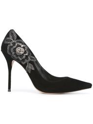 embroidered rose pumps Sophia Webster