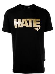 футболка с принтом 'Hate' Love Moschino