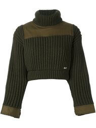 cropped rib effect jumper Dsquared2
