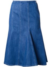 расклешенная джинсовая юбка  Michael Kors