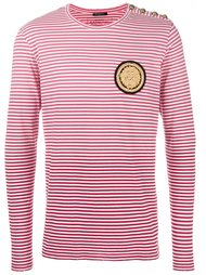 кофта в полоску  Balmain