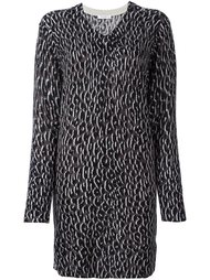 leopard print knitted dress Equipment