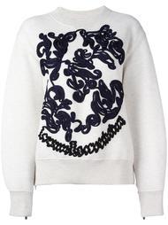 толстовка с вышивкой Sacai