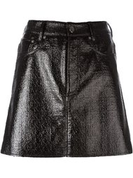 вощеная мини юбка Mm6 Maison Margiela