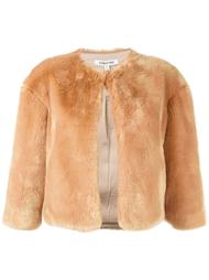 fur effect zipped jacket Elizabeth And James