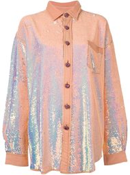 sequin oversized shirt  Ashish