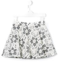 кружевная юбка с цветочным узором Miss Blumarine