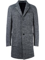 клетчатое полупальто Z Zegna