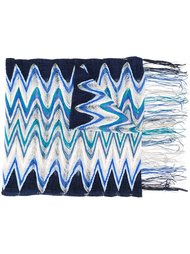 шарф с зигзагообразным узором Missoni