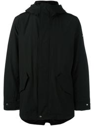 укороченное пальто с капюшоном Woolrich
